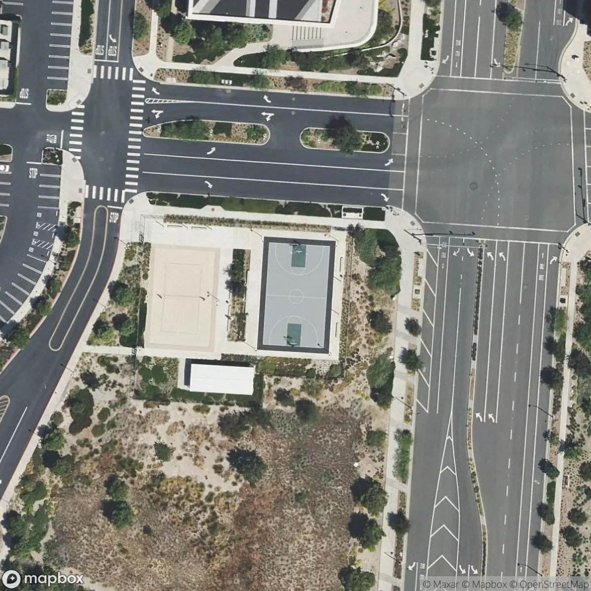 Orange County Great Park Basketball Court
